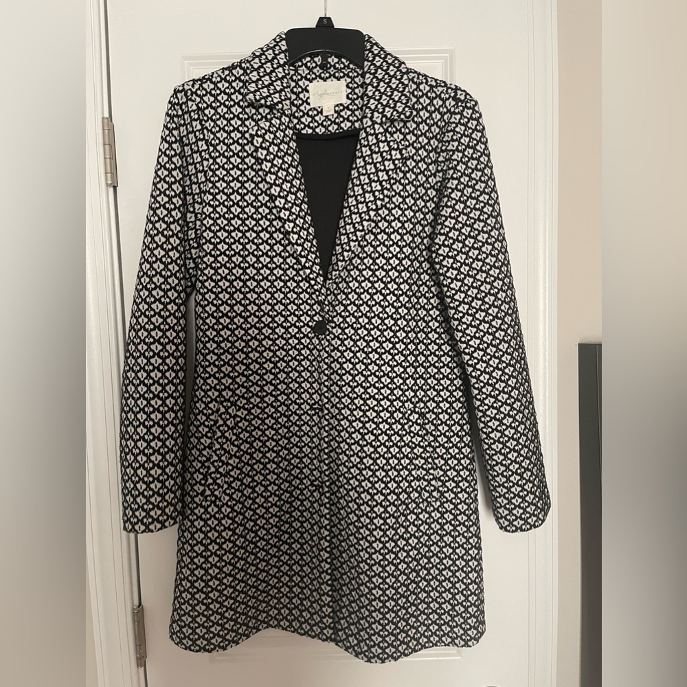 Black and white jacket